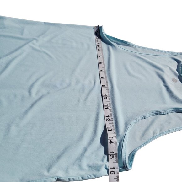 Zella Womans Tank Top Work For It Easy Blue Crewneck Sleeveless pullover X Small - Picture 8 of 9